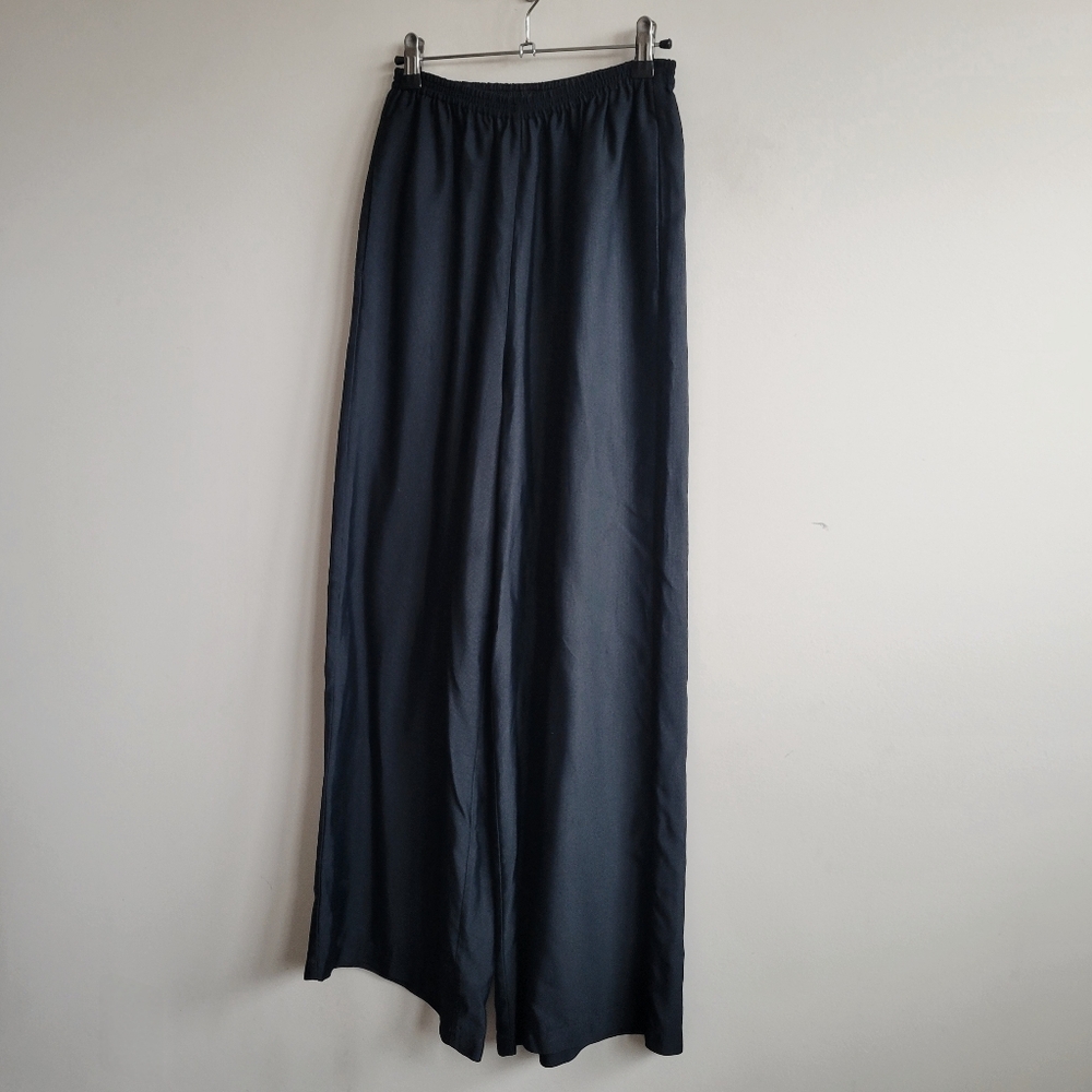 Forte _ Forte High Waist Wide Leg Pull On Pants In Black - Picture 5 of 11